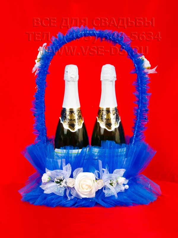 Украшение бутылки шампанского на свадьбу. Мастер-класс с пошаговыми фото.